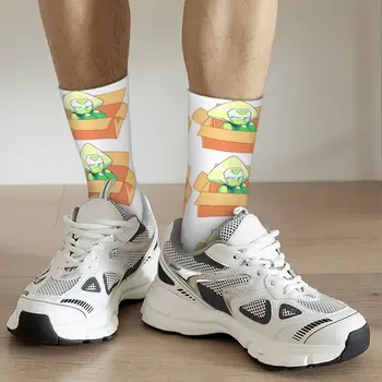 Komik Çılgın Çorap Erkekler için Bir Kutuda Peridot Hip Hop Harajuku Steven Evren Amerikan Animasyonlu Kristal Desen Baskılı Ekip Çorap 5