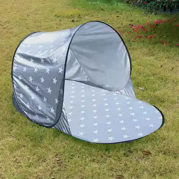 Plaj çadırı Açık Tek Eğlence güneş koruyucu çadır Gümüş Kaplı Gölge Barınak Kamp Yürüyüş için Tek Gölgeleme Çadır