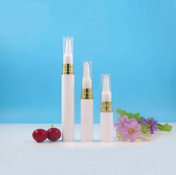 15 ML beyaz uzun basın pompa havasız göz krem şişesi losyon emülsiyon serum özü nem toner denge cilt Kozmetik Ambalaj 5