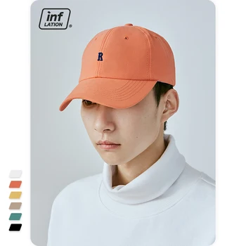 233Cİ2020 ENFLASYON %100 Pamuk Saf Renk Erkekler Beyzbol Şapkası Çok Renkli Açık Birkaç Beyzbol Şapkası Kanvas бейсболка 