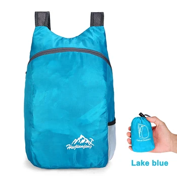 Yeni Packable Hafif Çanta Katlanabilir Ultralight Açık Sırt Çantası Su Geçirmez Yürüyüş seyahat sırt çantası Katlanır Depolama Sırt Çantası