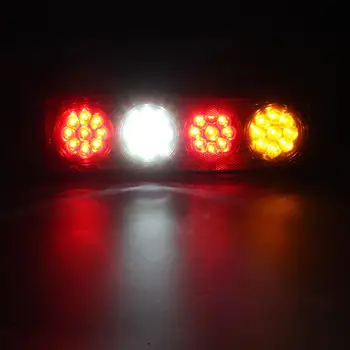 1 Çift 36LED 24V Su Geçirmez Araba Arka park lambaları Fren Dur İşık Dönüş sinyal ışığı Ters Lambası Römork Karavan Kamyon Kamyon 2