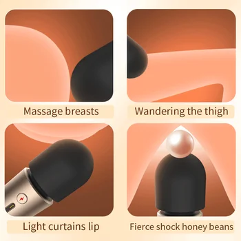 Leten büyük kafa yükseltme güçlü vibratör kadınlar için sihirli akıllı ısı AV değnek vücut masajı klitoris teşvik yetişkin seks oyuncakları 2