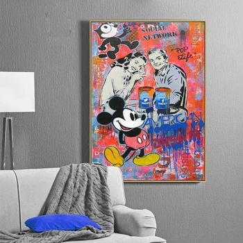 Elmas boyama kiti Disney Banksy Mickey Mini Fare Rhinestones 5D DIY Elmas Nakış Satış Tam Mozaik Dekorasyon