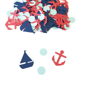 Denizcilik doğum günü Confettis Masa Dağılım bebek gelin duş bekarlığa veda nişan parti süslemeleri