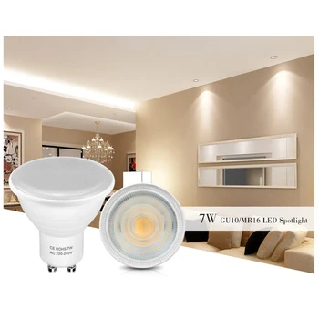 Tavan ışık değiştirme LED 90lm 220V aşırı akım koruma alışveriş merkezi vitrin spot MR116-30 sıcak beyaz 2
