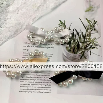 Grace Ipek Boncuklu Yay-düğüm Gelin düğün parti ayakkabıları Aksesuarları Şapkalar Yüksek Topuklu Daireler Terlik Ayakkabı Süslemeleri Çiçekler 4