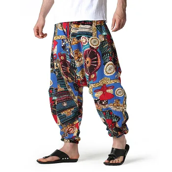 Vintage Lüks Kraliyet Erkek Joggers Sweatpants Hipster Baskı Harem dökümlü pantolon Moda Harajuku Streetwear Casual koşu Pantolon