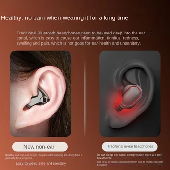 2022 Uyku Bluetooth Kulaklık Kablosuz Spor Ultra İnce Mini Evrensel 3