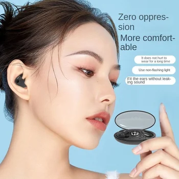 2022 Uyku Bluetooth Kulaklık Kablosuz Spor Ultra İnce Mini Evrensel 5