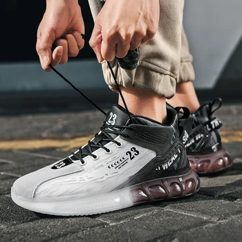 Yeni Unisex Örgü Nefes Erkekler koşu ayakkabıları Kadın Çift hava yastığı Sneakers Spor Atletik koşu ayakkabıları Eğitmen Kaliteli