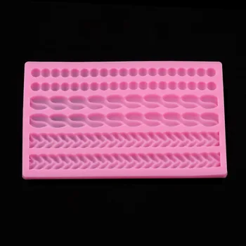 Facemile 1 Adet Sınır Kalıp Dantel Mat silikon kalıp DIY Fondan Embosser Yılan Doku Kek Kalıbı Kek Dekorasyon Araçları Kek Araçları