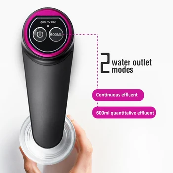 Otomatik su sebili Elektrikli Su Pompası Düğme Kontrolü USB Şarj Taşınabilir Mutfak Ofis için Açık İçecek Dağıtıcı 2