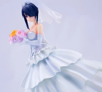 1/7 Anime Renksiz Reçine Şekil Kiti Tokisaki Kurumi TARİH A canlı düğün elbisesi Boyasız Garaj Reçine Kiti Modeli GK 0