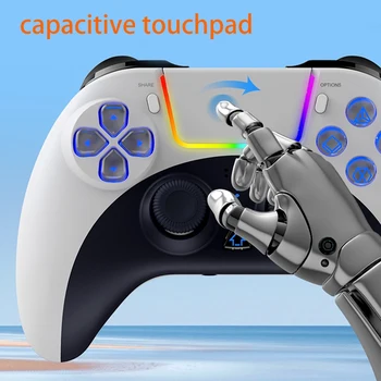 Için PS4 Kablosuz Gamepad Bluetooth Titreşim Oyun Joystick Buhar 3