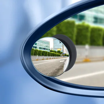 Araba 360 Geniş Açı Yuvarlak Dışbükey Ayna otomobil araç Yan Kör Nokta Kör Nokta Ayna Skoda Octavia Fabia Hızlı Superb Yeti