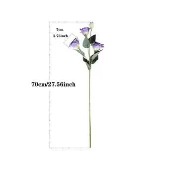 Yapay çiçekler Düğün Dekorasyon Sahte Platycodon Grandiflorum buket çiçekler Ev Dekorasyon Aksesuarları Oturma Odası İçin 5