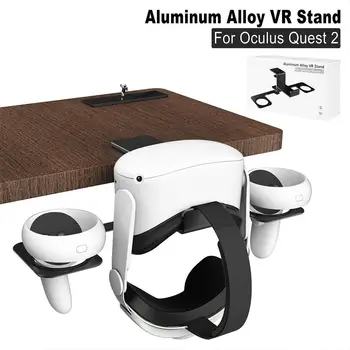 VR Kablosuz Gözlük Masa yan bağlantı parçası VR Kulaklık Denetleyici Tutucu vitrin rafı İçin Uyumlu Oculus Quest 2 2