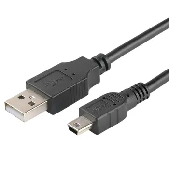Mini USB kablosu Mini USB USB Hızlı veri şarj cihazı Kabloları MP3 MP4 Çalar araba dvr'ı GPS dijital kamera HDD Akıllı TV