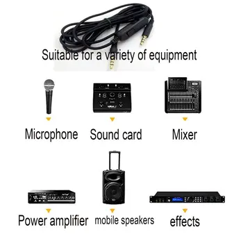 Kulaklık Kablosu ile Inline Dilsiz Kontrol Tel Bulut Mix ve Alfa Kulaklık Aşınmaya dayanıklı Ayrılabilir Kablo 5