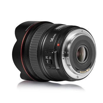 YONGNUO Ultra geniş Açı Ana Lens YN14mm F2.8C 14mm AF/MF Büyük Diyafram Canon Dijital DSLR Kamera 1