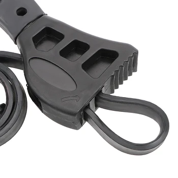 NICEYARD 500mm Anahtarı Evrensel Anahtarı Araba Tamir Aracı Çok fonksiyonlu Kauçuk Kayış ayarlanabilir anahtar Herhangi Bir Şekil Açacağı Aracı 3