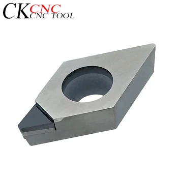 2 adet DCMT070204 PCD Eklemek Elmas bıçak araçları için Kullanılan Alüminyum Polikristal elmas araçları PCD cnc Yüksek maliyet performansı 0