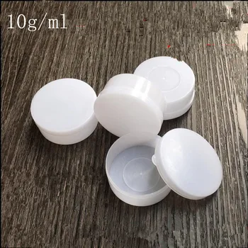 Ücretsiz Kargo 5 g / ml 10 g / ml 20 g / ml Beyaz Plastik PE mini Boş Şişe Hap Göz Jeli Küçük Örnek Boş Kozmetik Kapları 1