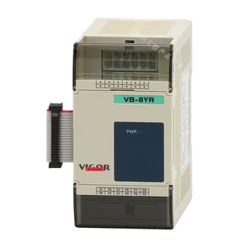 Yepyeni Orijinal VB-8YR-C PLC 24VDC programlanabilir mantık denetleyicisi 8 Nokta Giriş Genişletme Modülü 0