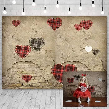 Avezano Sevgililer Günü Arka Bebek fotoğraf kabini Zemin Aşk Gül Kalpler Vintage Perişan Duvar Fotoğraf Stüdyosu Damla Vinil