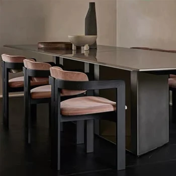 Yüksek Kalite Modern Lüks Yeni Tasarım Stili Ahşap Yemek Sandalyeleri Masalar Sandalyeler Yemek Odası Mobilyası mutfak mobilyası Cadeiras 3