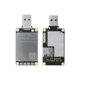QUECTEL RG200U-CN 5g Modülü 5G LTE USB3.0 Dongle modem Sım Kart adaptör panosu Desteği TTL Seviyesi UART İletişim