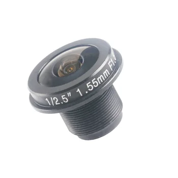 Güvenlik kamerası 1.55 mm Lens 5.0 Megapiksel Balıkgözü 180 Derece MTV M12 x 0.5 Dağı Kızılötesi Gece Görüş Lens güvenlik kamerası
