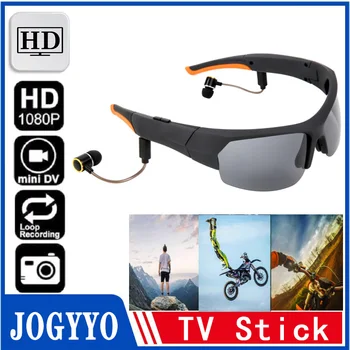 HD Güneş Gözlüğü Kamera 1080P Akıllı Gözlük Ses Kaydedici Çok Fonksiyonlu Bluetooth MP3 Kulaklık Çalar Bisiklet Dağ Sporları