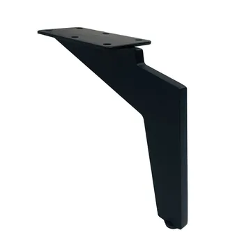 2 Adet / takım 145MM / 165MM Mobilya Masa Ayakları Siyah Kalınlaşmak Metal Kanepe dolap mobilyası Bacak Ayak Taburesi Sandalye Aksesuarları 2