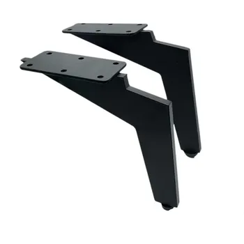 2 Adet / takım 145MM / 165MM Mobilya Masa Ayakları Siyah Kalınlaşmak Metal Kanepe dolap mobilyası Bacak Ayak Taburesi Sandalye Aksesuarları 5