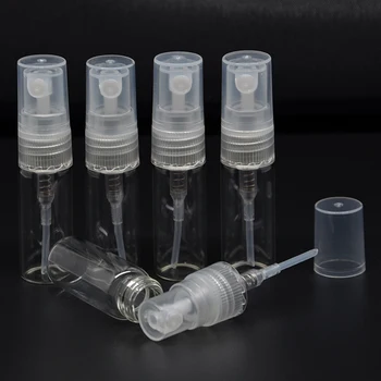 100 ADET Cam 5ml Takviyesi Taşınabilir Örnek Parfüm Şişesi Seyahat Sprey Atomizer Boş Parfüm Şişesi Mini Örnek Konteyner 2