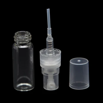 100 ADET Cam 5ml Takviyesi Taşınabilir Örnek Parfüm Şişesi Seyahat Sprey Atomizer Boş Parfüm Şişesi Mini Örnek Konteyner 4