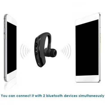V9 1 ADET Kablosuz Kulaklık Bluetooth 4.0 Kulaklık HİFİ Mini Kulak Spor Koşu Kulaklık Tek Taraflı İş bluetooth kulaklıklar