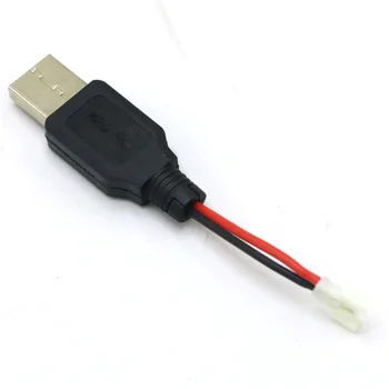 RC USB Şarj 3.7 V Lityum pil şarj cihazı kablo USB JST / SM / Futaba Fiş İçin 3Rc Drone Quadcopter 3
