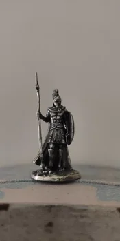 Antik Spartan Roma Askerler Figürler Minyatürleri Vintage Metal Askerler Modeli Heykeli Masaüstü Süs Hediye 5