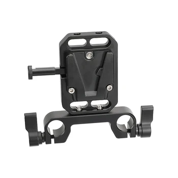 HDRIG Kullanışlı V Kilit Dişi Hızlı Bırakma Pil Plakası 15mm Railblock Çubuk Tutucu kamera kafesi Kulesi / Omuz Dağı Rig
