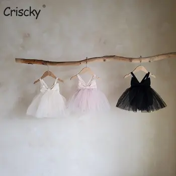 Criscky 2022 Moda Sevimli Tarzı Bebek Kız Romper Pamuk Kolsuz Bebek Tulum Bebek Tulum Tulumlar Yenidoğan Giysileri