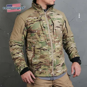 Emersongear erkek ceket termal ceket kış sıcak ısıtmalı rüzgarlık taktik tarzı açık sürme ceket SoftShell giyim 1