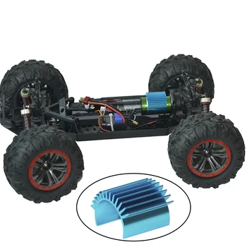 Mavi alüminyum elektrikli Motor Motor ısı emici XLH Q901 Q902 Q903 fırçasız motor RC araba yedek parçaları 1