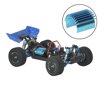 Mavi alüminyum elektrikli Motor Motor ısı emici XLH Q901 Q902 Q903 fırçasız motor RC araba yedek parçaları 4