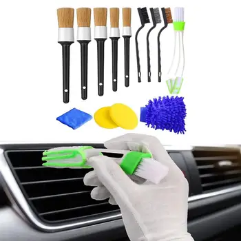 Araba Detaylandırma Fırçaları 13 Adet Otomatik Temizleme Fırçaları 13 Adet Araç Temizleyici Otomatik Detaylandırma Fırça Seti Temizleme Tekerlekleri