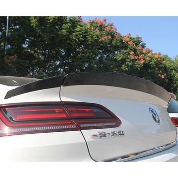 2019 Yeni Passat CC spoiler üç aşamalı ABS pseudo karbon fiber renk arka çatı spoileri dudak kanat Volkswagen Passat CC spoiler 2